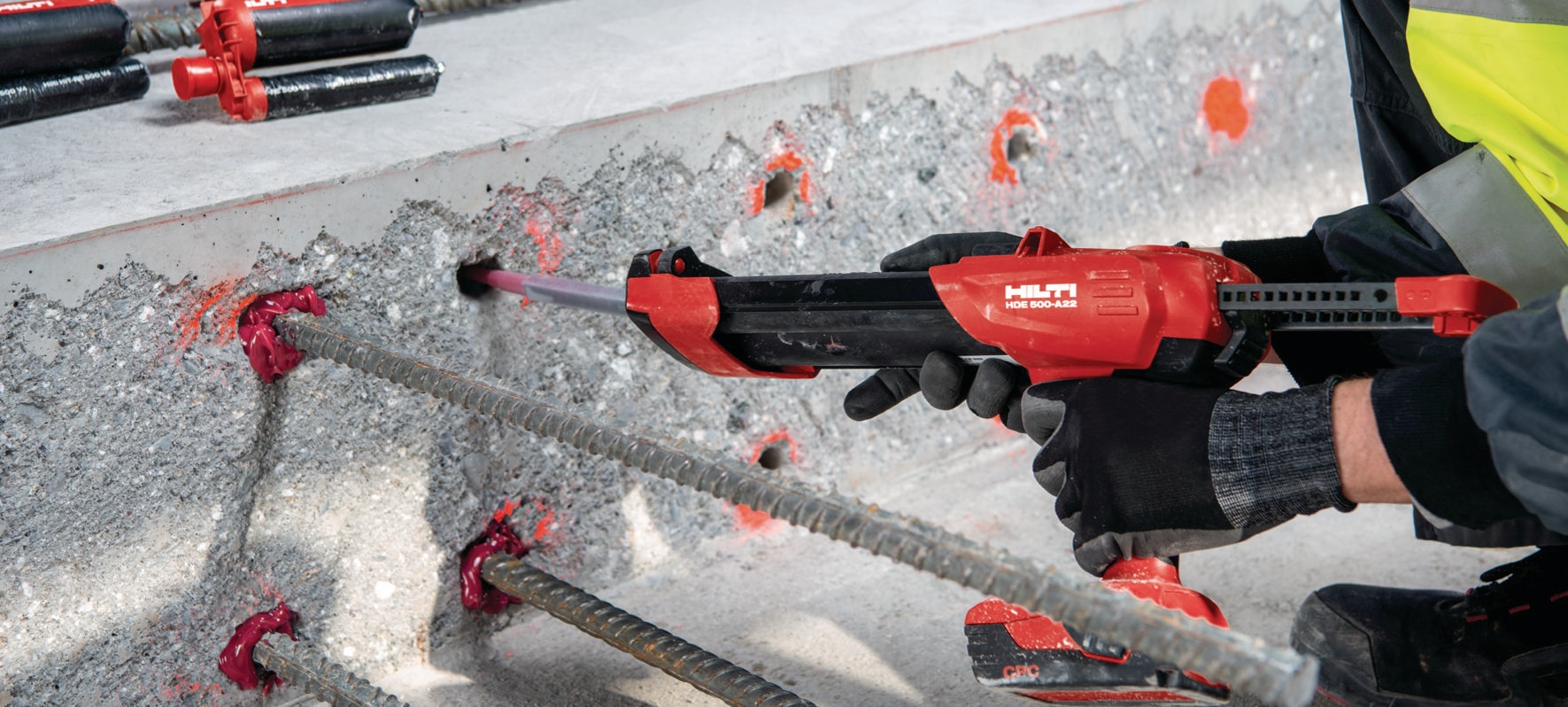 HIT-RE 500 V4 Epoxy anchor - Chemical Anchors - Hilti Singapore