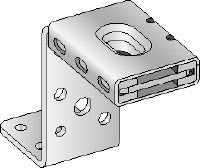 MVA-ZC Galvanised air duct bracket for fastening medium ventilation ducts overhead