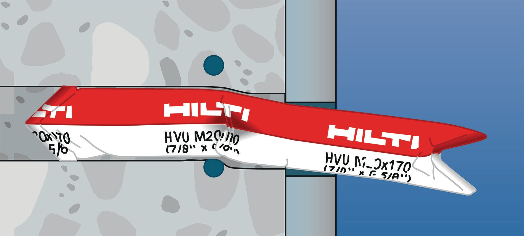 Анкер hilti hvu