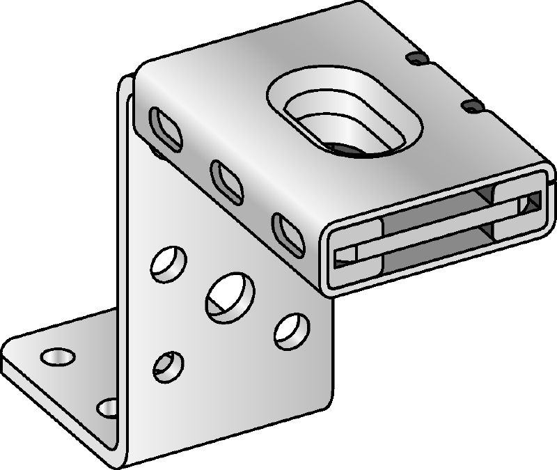 MVA-ZC Galvanised air duct bracket for fastening medium ventilation ducts overhead