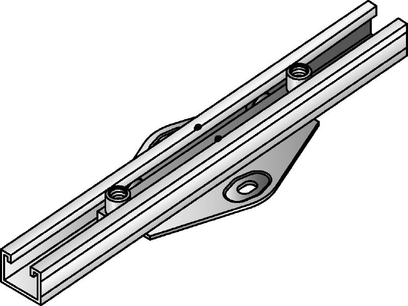 MRG-D 225 Premium galvanised double roll connector for maximum movement in heating and refrigeration applications